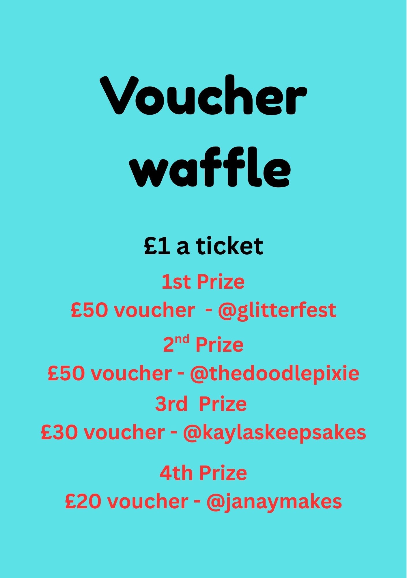 Voucher waffle