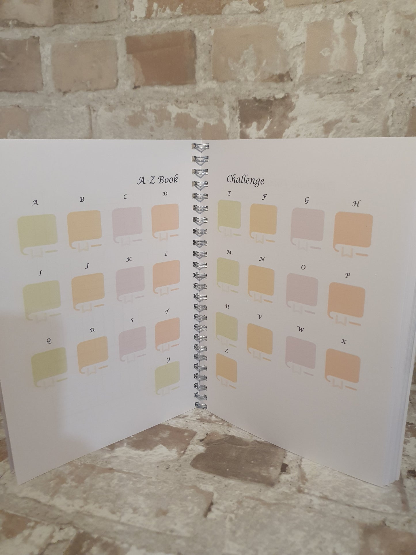 Personalised Reading journal tracker book