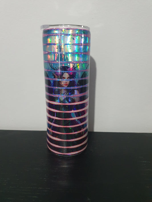 Pixie Fairy resin tumbler