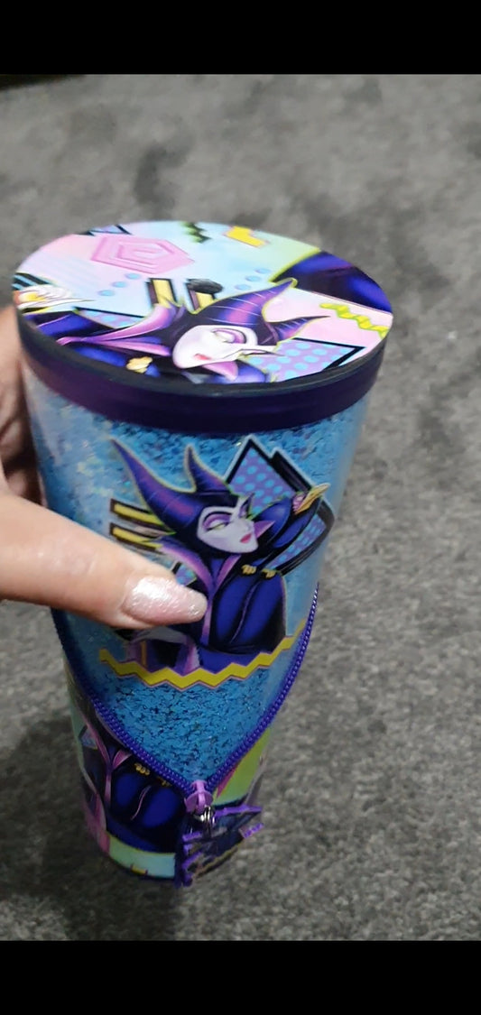 Maleficent zipper tumbler
