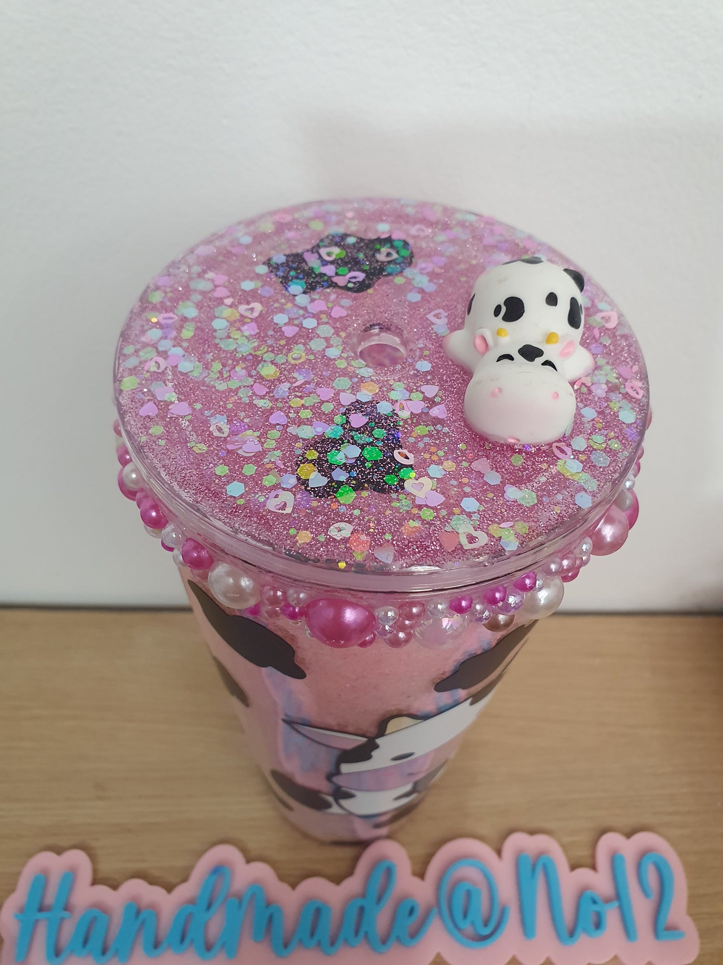 Cow nogloble 24oz acrylic drinks tumbler